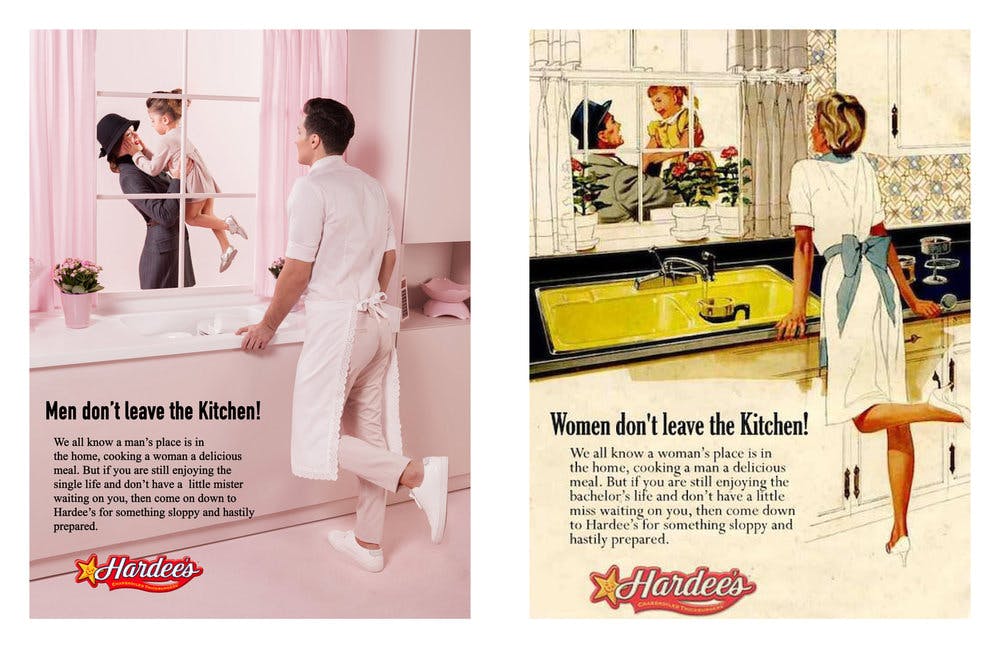 Here’s What Sexist Ads From The 60s Would Look Like If The Gender Roles